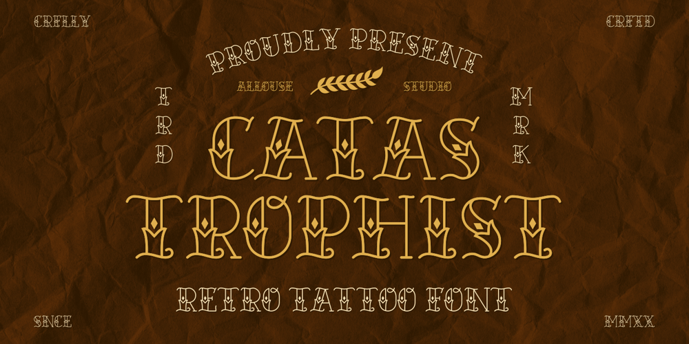 Catastrophist font