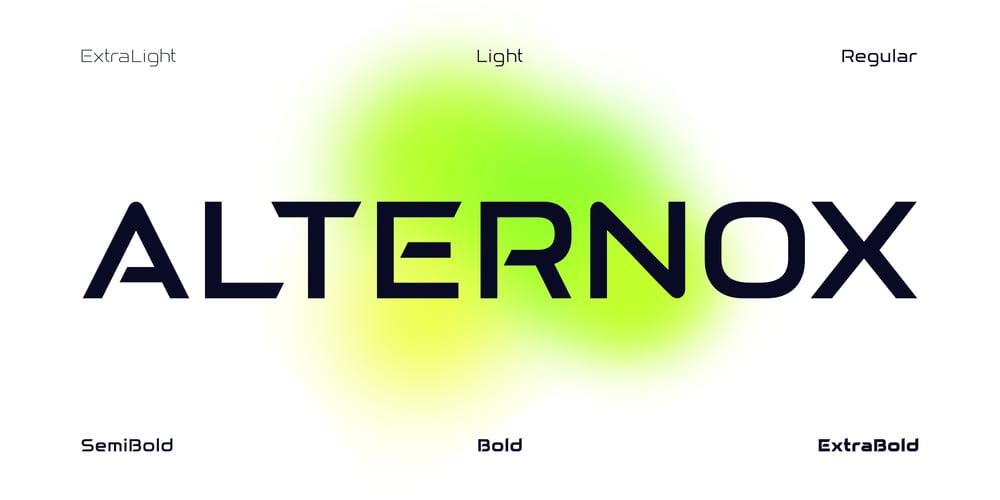 Alternox font