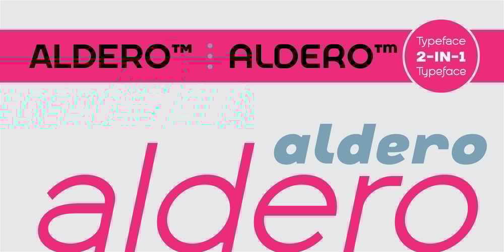 Aldero font