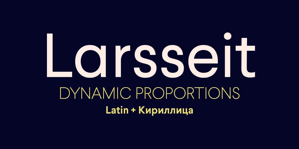 Larsseit font