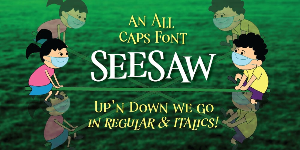 See Saw font