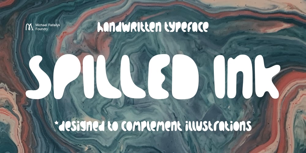 Spilled Ink font