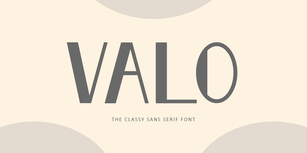 Valo font