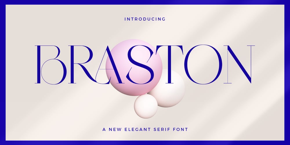Braston font