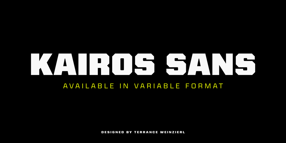 Kairos Sans font