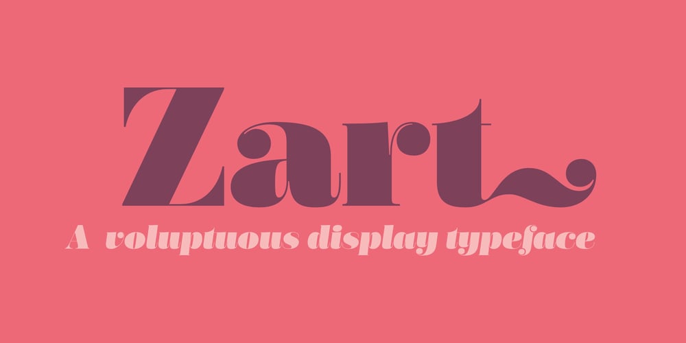 Zart font