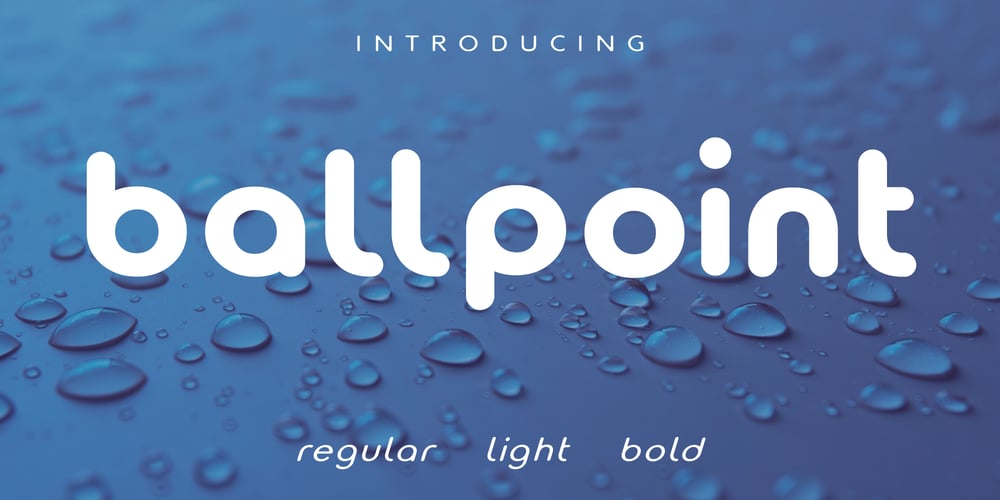 Ballpoint font