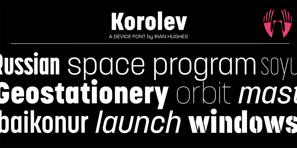 Korolev font