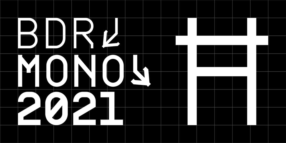 BDRmono 2021 font