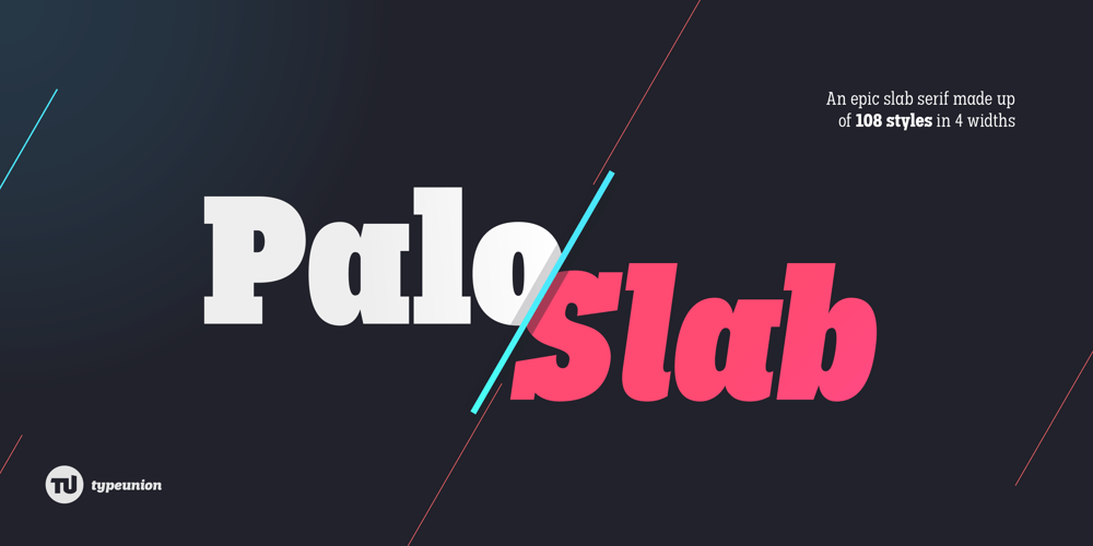 Palo Slab font