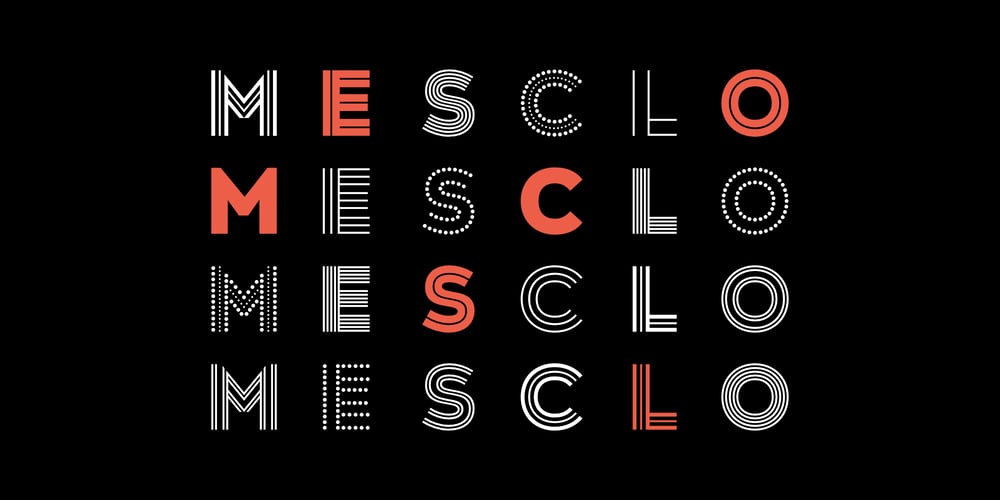 Mesclo font