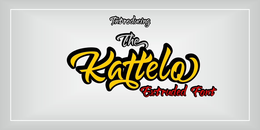 Kattelo font