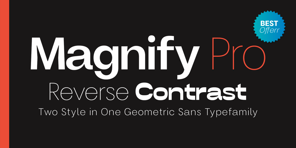 Magnify PRO font