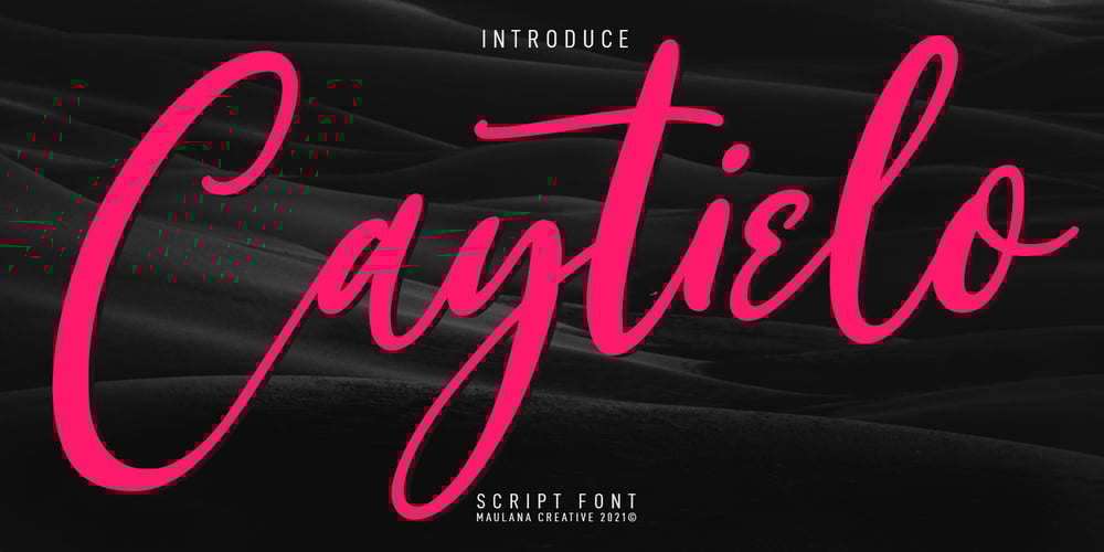 Caytielo font