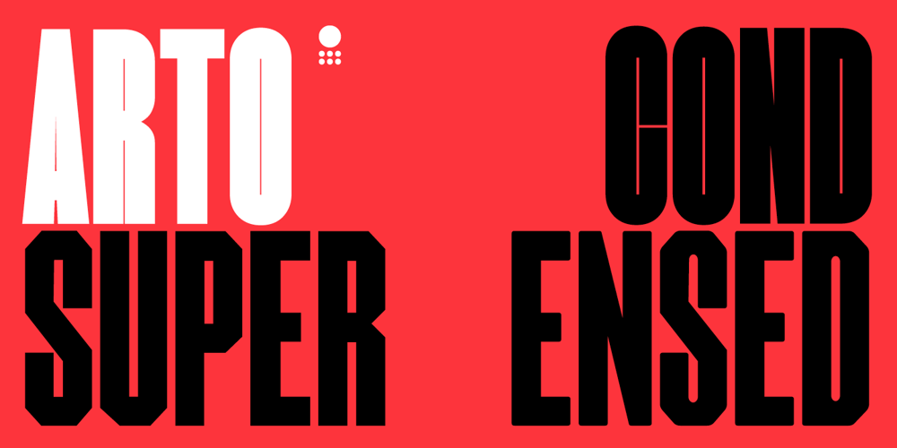 Arto Condensed font