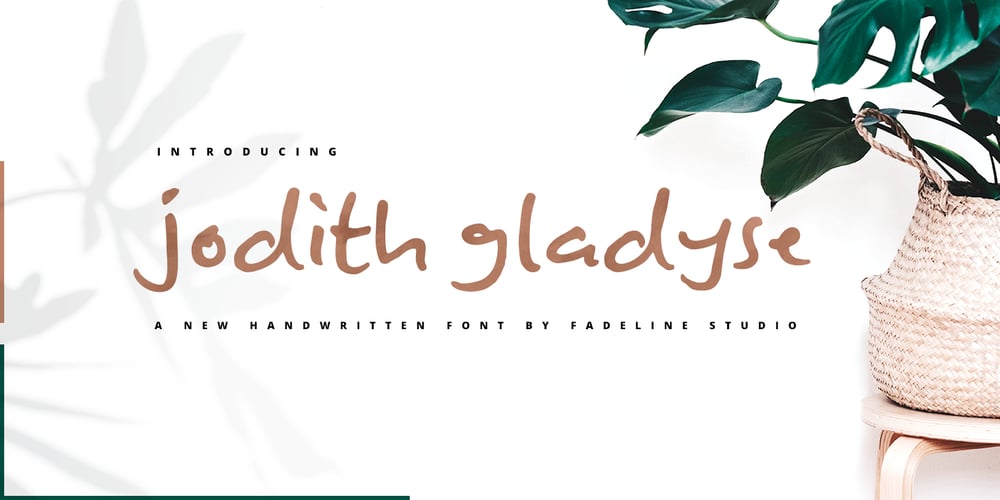 Jodith Gladyse font