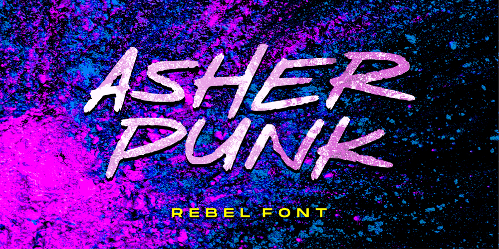 Asher Punk font