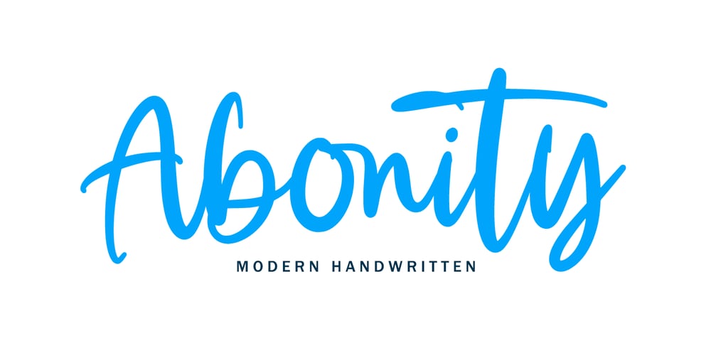Abonity font