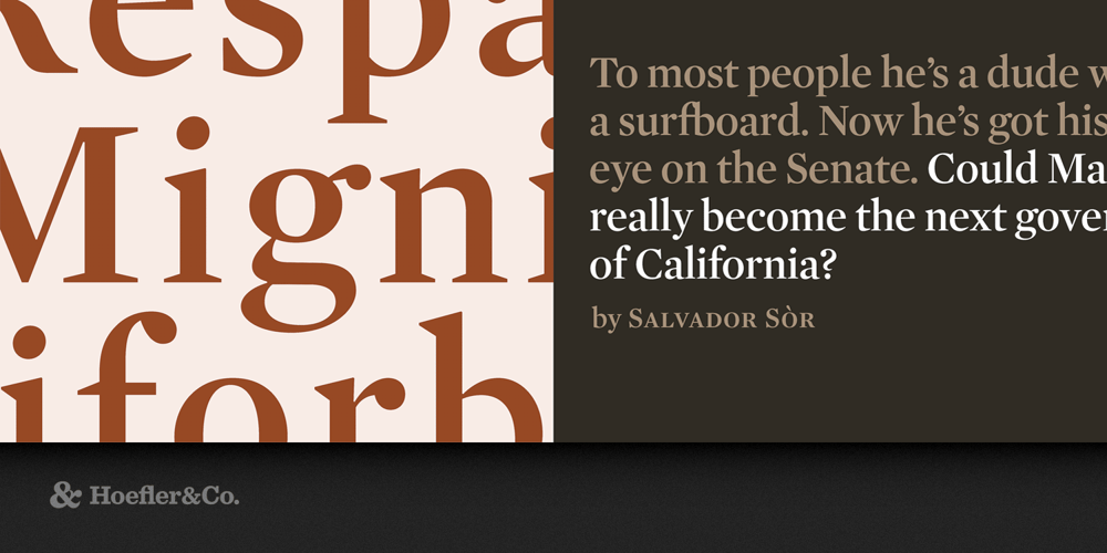 Mercury Display font