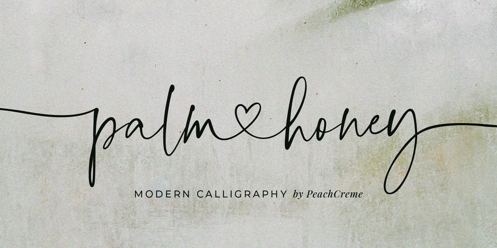 Palm Honey font