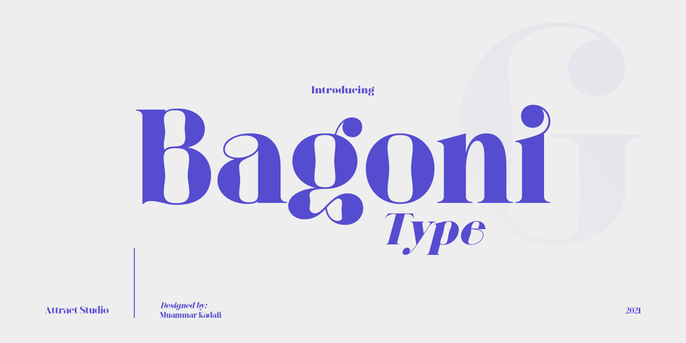 Bagoni Type font