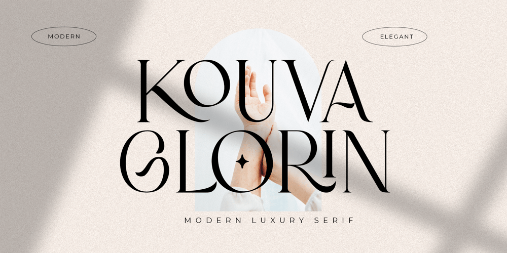 Kouva Glorin font