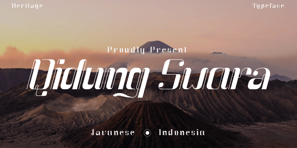Qidung Swara font
