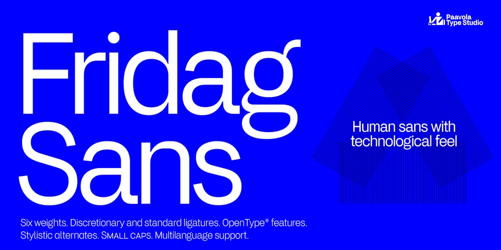 Fridag Sans font