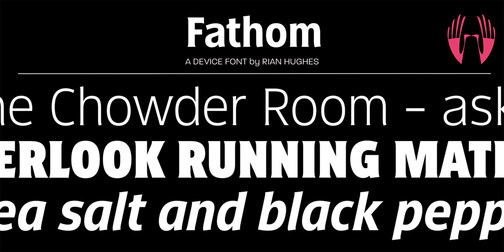 Fathom font