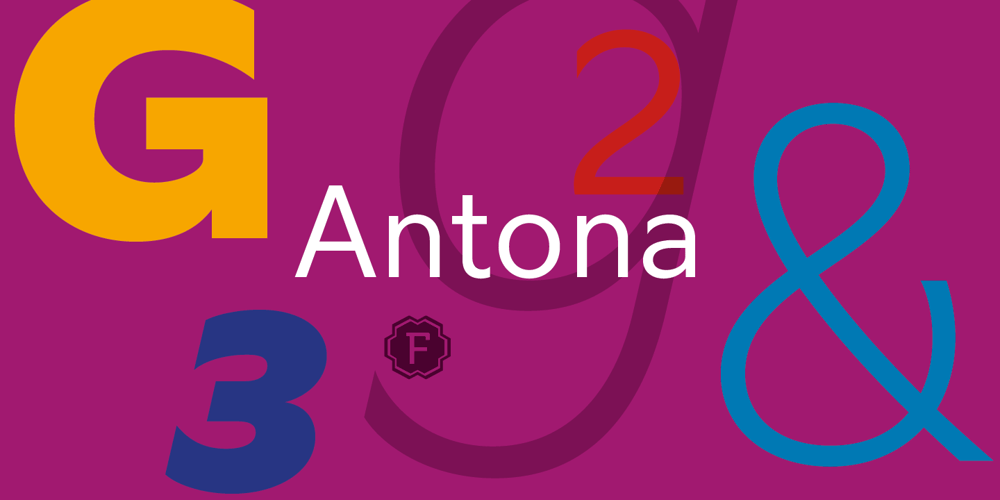 Antona font