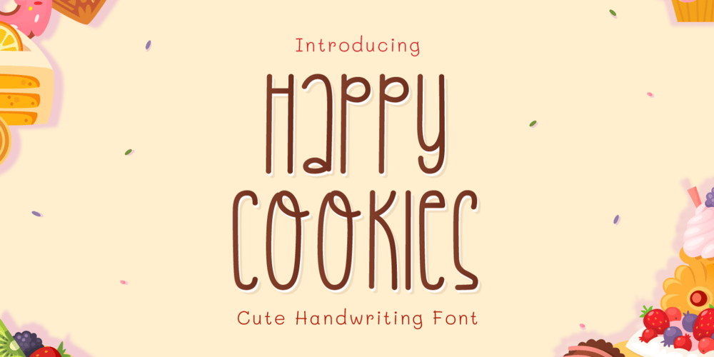Happy Cookies font
