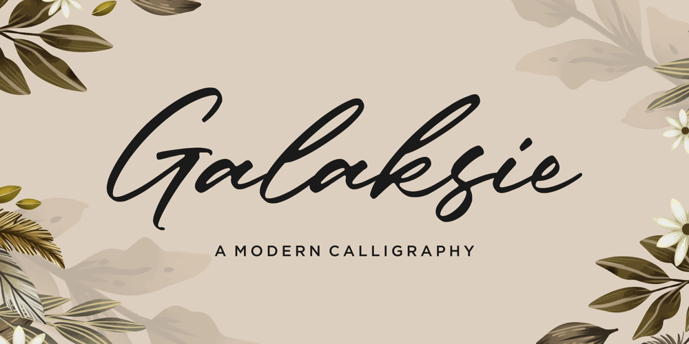 Galaksie font