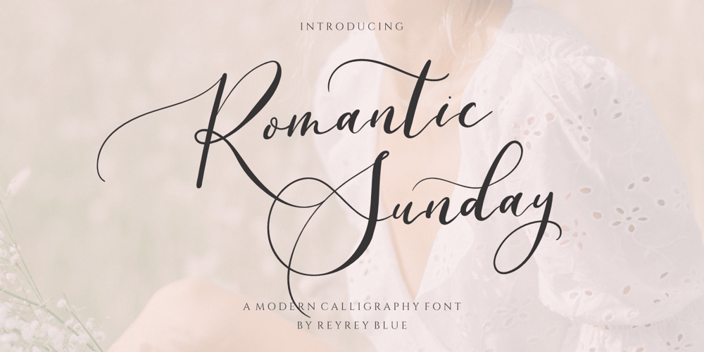 Romantic Sunday font