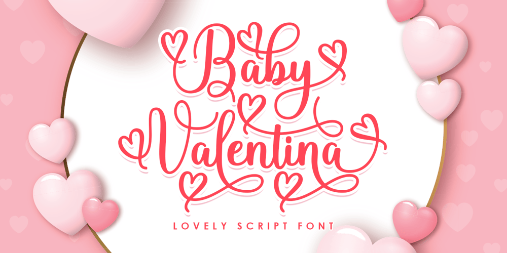 Baby Valentina font