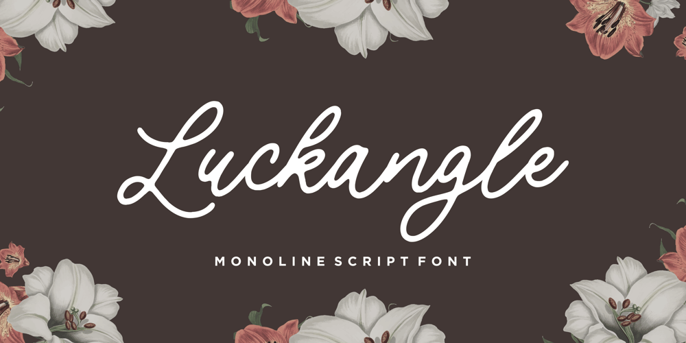 Luckangle font
