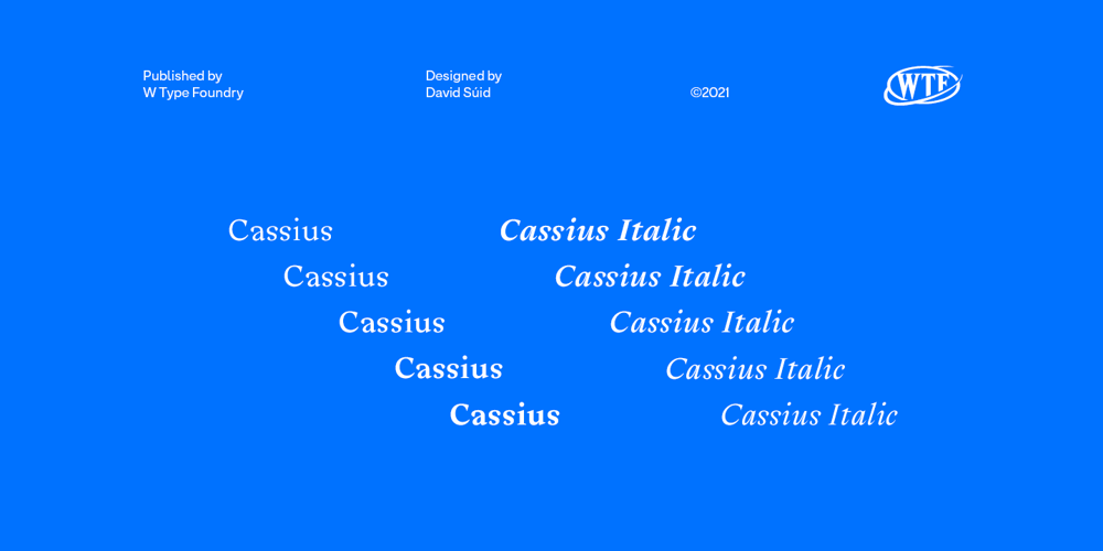 Cassius font