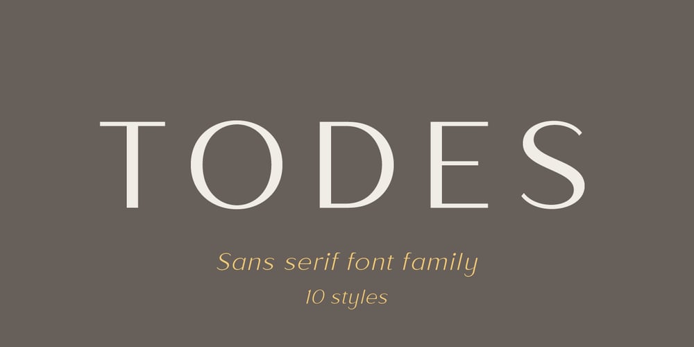 Todes font