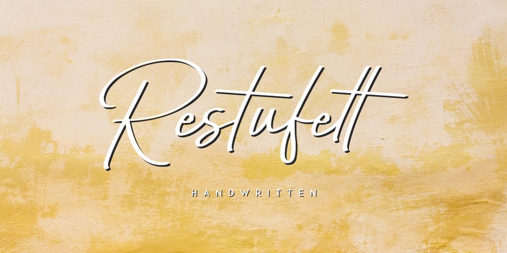 Restufelt font