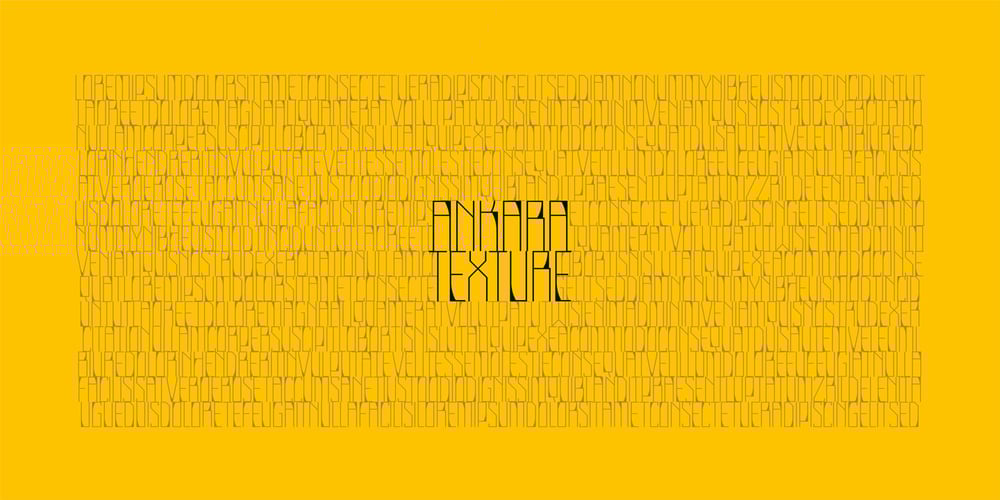 Ankara Texture font
