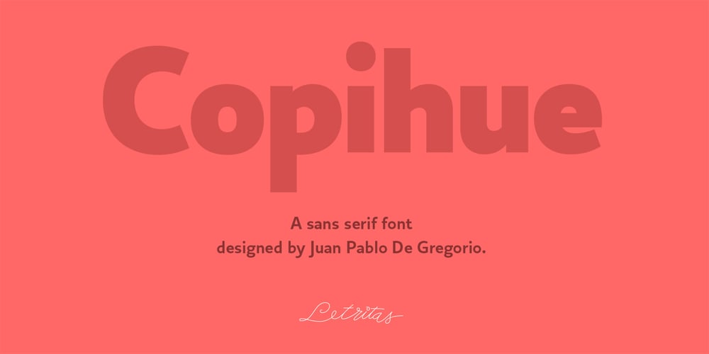 Copihue font
