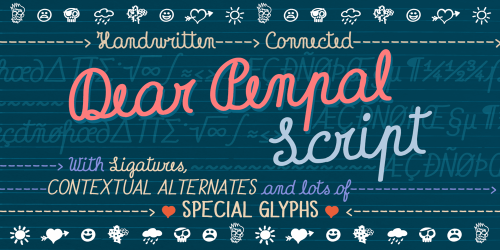 Dear Penpal Script font