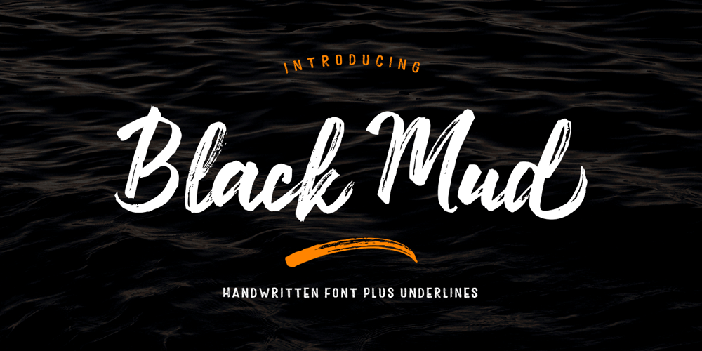 Black Mud font