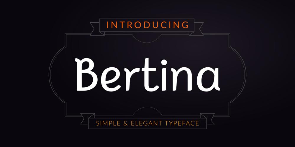 Bertina font