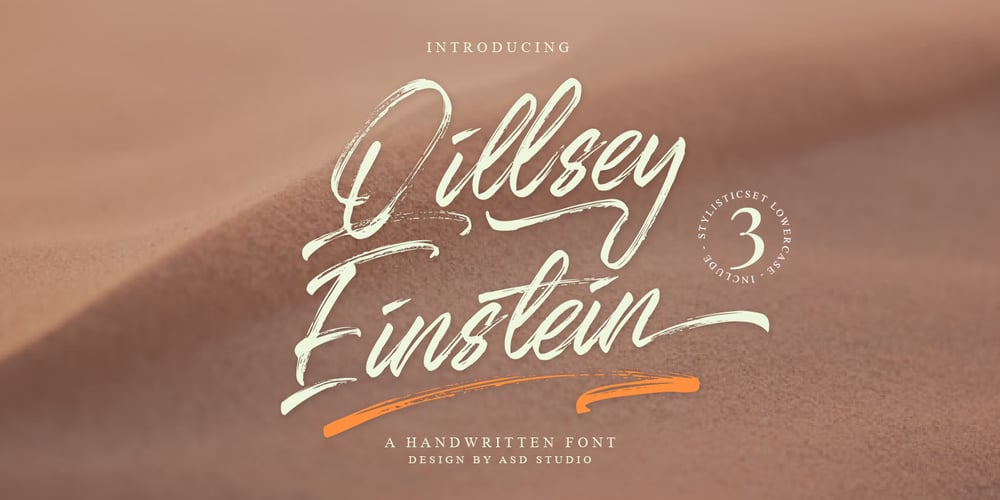 Qillsey Einstein font