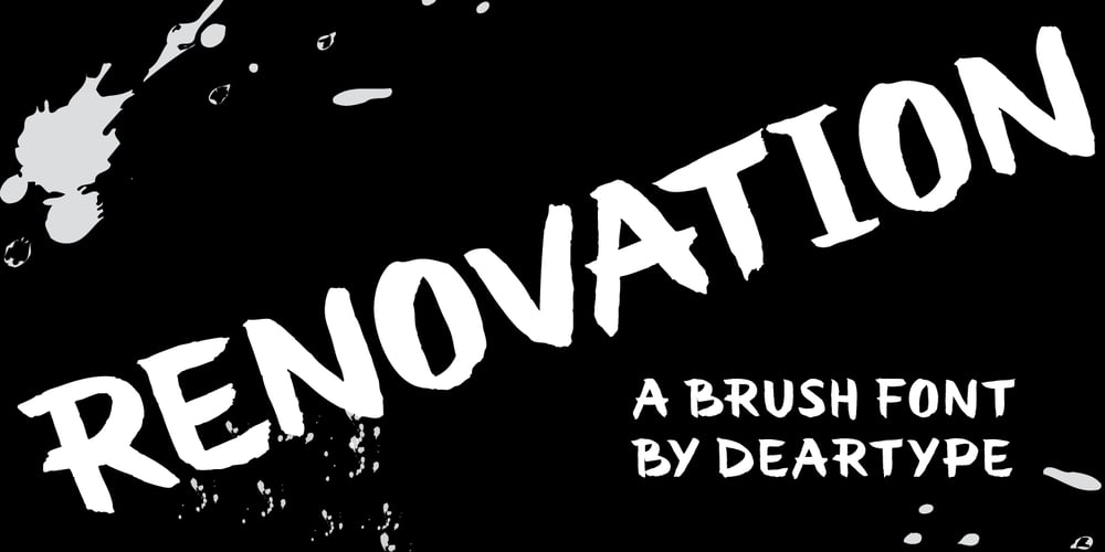 Renovation font