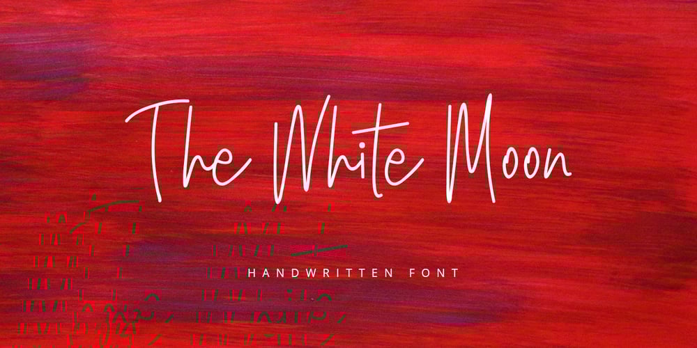 The White Moon font