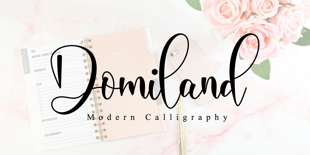Domiland font