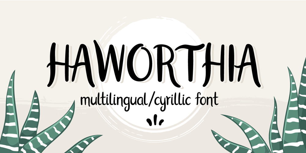 Haworthia font
