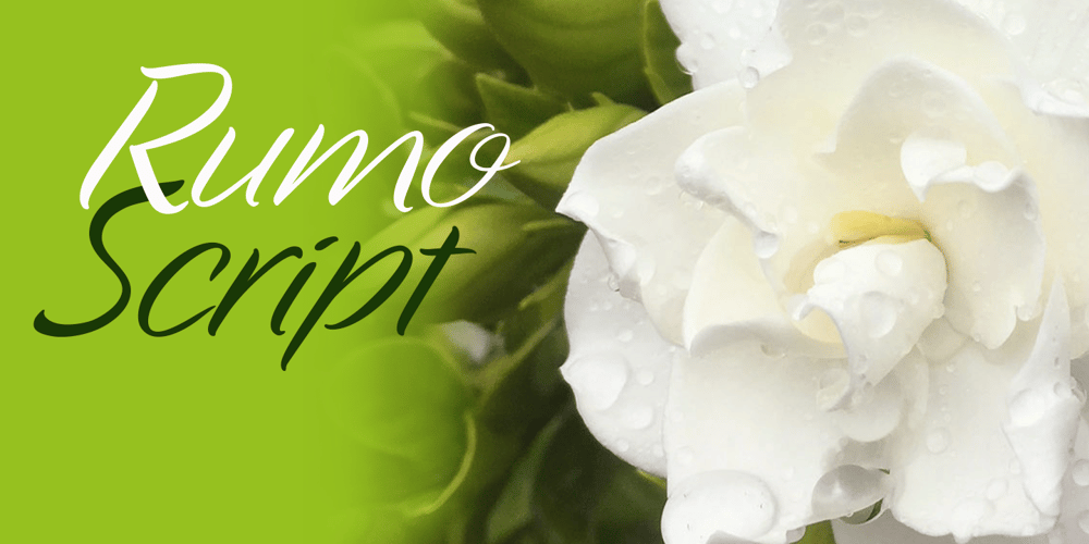 Rumo Script font
