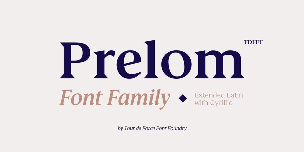 Prelom font